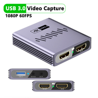 Video Capture Card 1080P 60FPS Recording Devices for Nintendo Switch PS4 5 Xbox Series X Camera Live Streaming Broadcasting