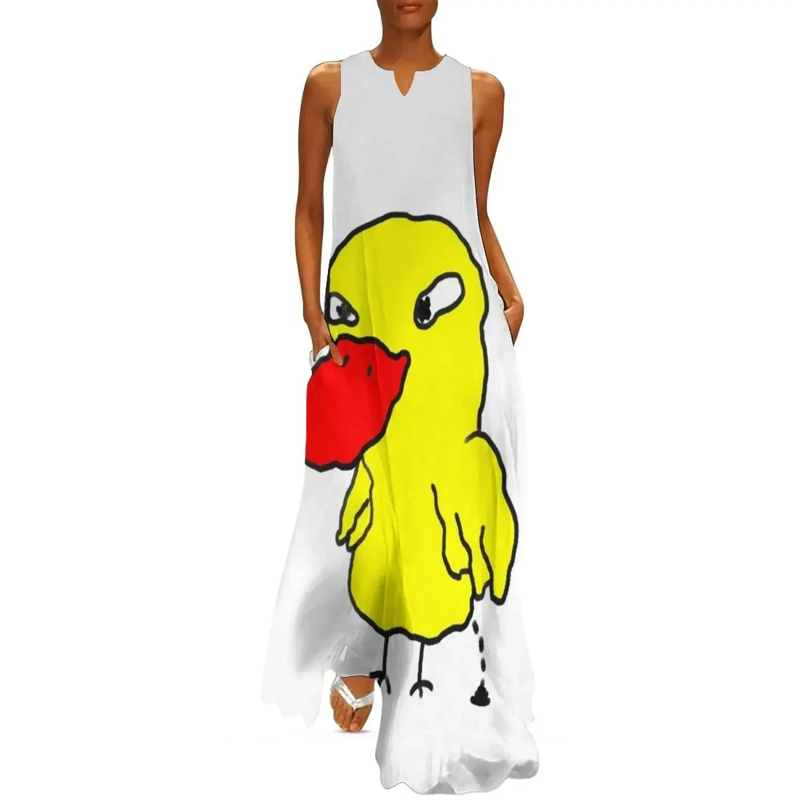 

Yellow duck Long Dress Beachwear women formal occasion dresses Long veiled dresses sexy dress for women Dress