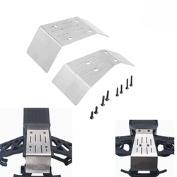 Front Rear chassis Armor Guard Plate Kit For ARRMA 1/10 2WD Gorgon Monster RC Truck Car Upgrade Stainless Chassis armor parts