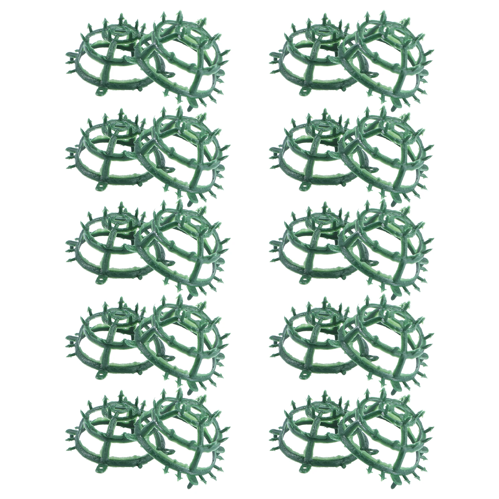 

20pcs Flower 5cm Half Sphere Eco Friendly Grass Ball Rack Wedding Home Grass Flower Arrangement Rack Ball Frame