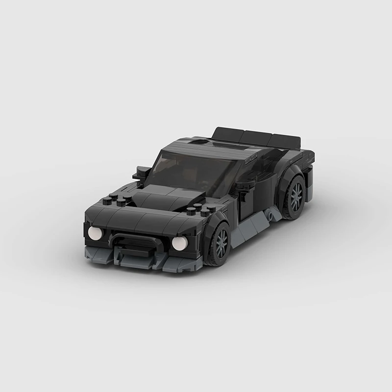 

MOC building block racing car model set, building block garage, adult racing collection, creative birthday and Christmas gifts