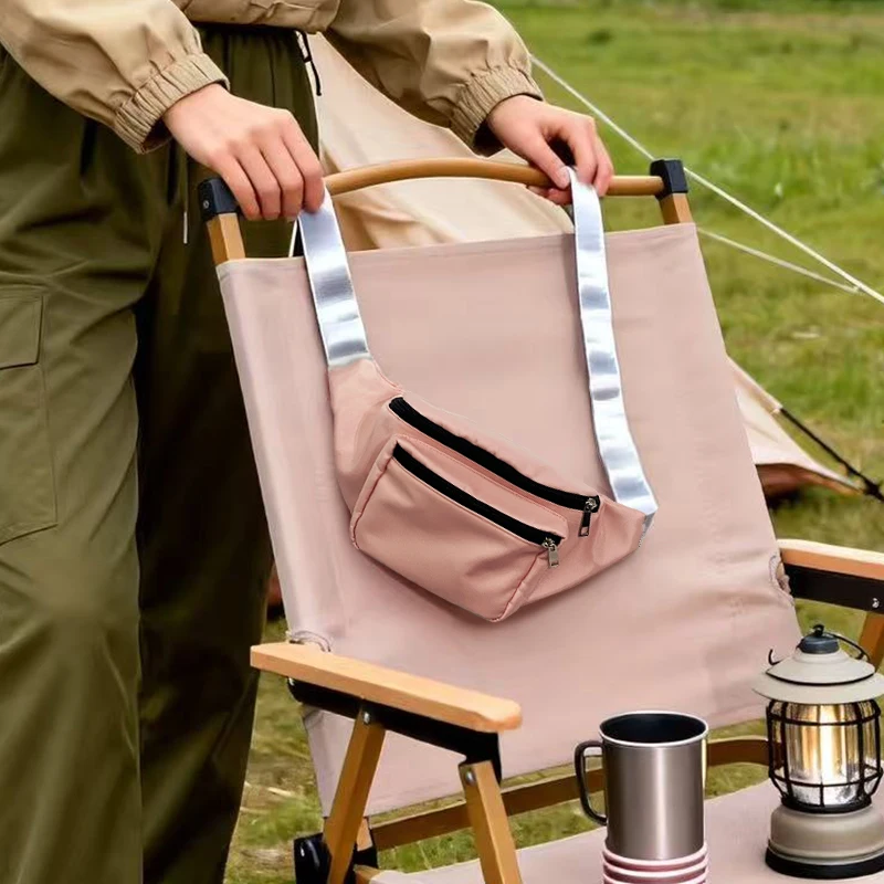 Mobile Phone Running Sports Waist Bag for Work On Construction Sites, Durable and Waterproof Large Capacity Chest Bag