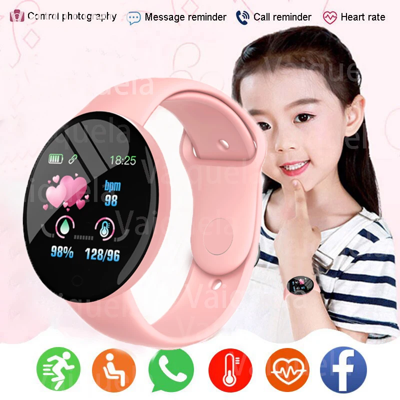 Bluetooth Smart Watch Children Kids Waterproof LED Digital Watch for Girls Boys Student Smartwatch Electronic Child Wrist Watch