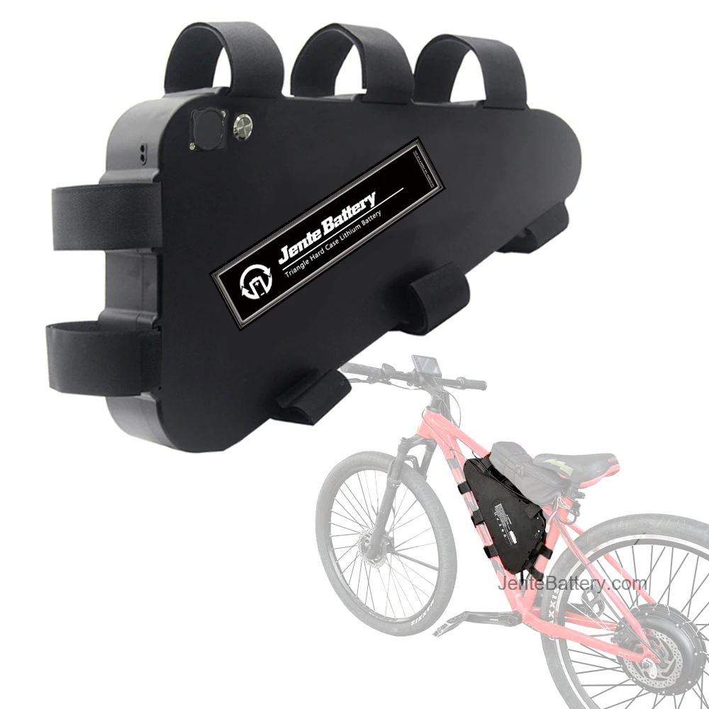 36V 48V 52V 60V 72V Down Tube bicicletta elettrica triangolo hard box batteria triangolo batterie al litio pack