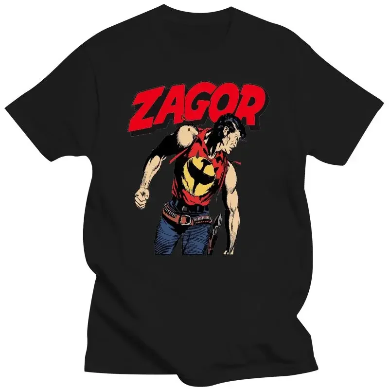 New Bailey Geddes Zegur Fumetti T-Shirt Retro Western Italian Comic TShirt Cartoons Comics Tv Tees Herejoko Straatwaer