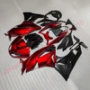 カワサキ 636 ZX6R 2009 2010 2011 2012 赤黒オートバイフェアリング ZX 6R 09-12 アフターマーケットフェアリングキット 3
