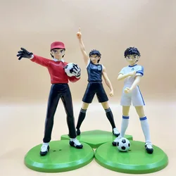 18cm Captain Tsubasa Anime Figure Ozora Tsubasa Action Figures Hyuuga Kojirou/Wakabayashi Genzou Figurine Collection Model Toys