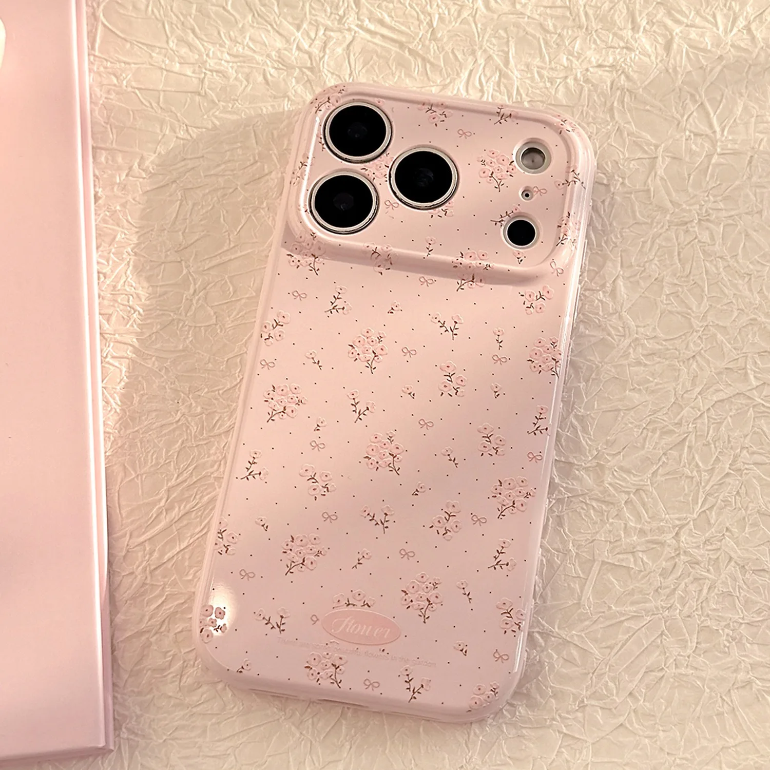 Stilvolle, sanfte Handyhülle mit Blumenmuster für iPhone 18 17 Pro Max 16 Plus 15 14 13 Pro 12 11, stoßfeste, weiche Schutzhülle – Detail 3