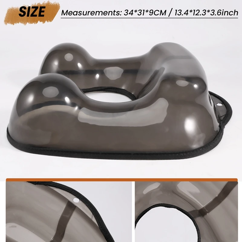 

Подставка-накидка для парикмахерских работ: для химической завивки, защита одежды, в форме шеи