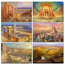 Wailing Wall Jerusalem Diamond Painting New 2023. 5D DIY Cross Stitch Kit Diamond Mosaic Jewish Christianity Religion Home Decor