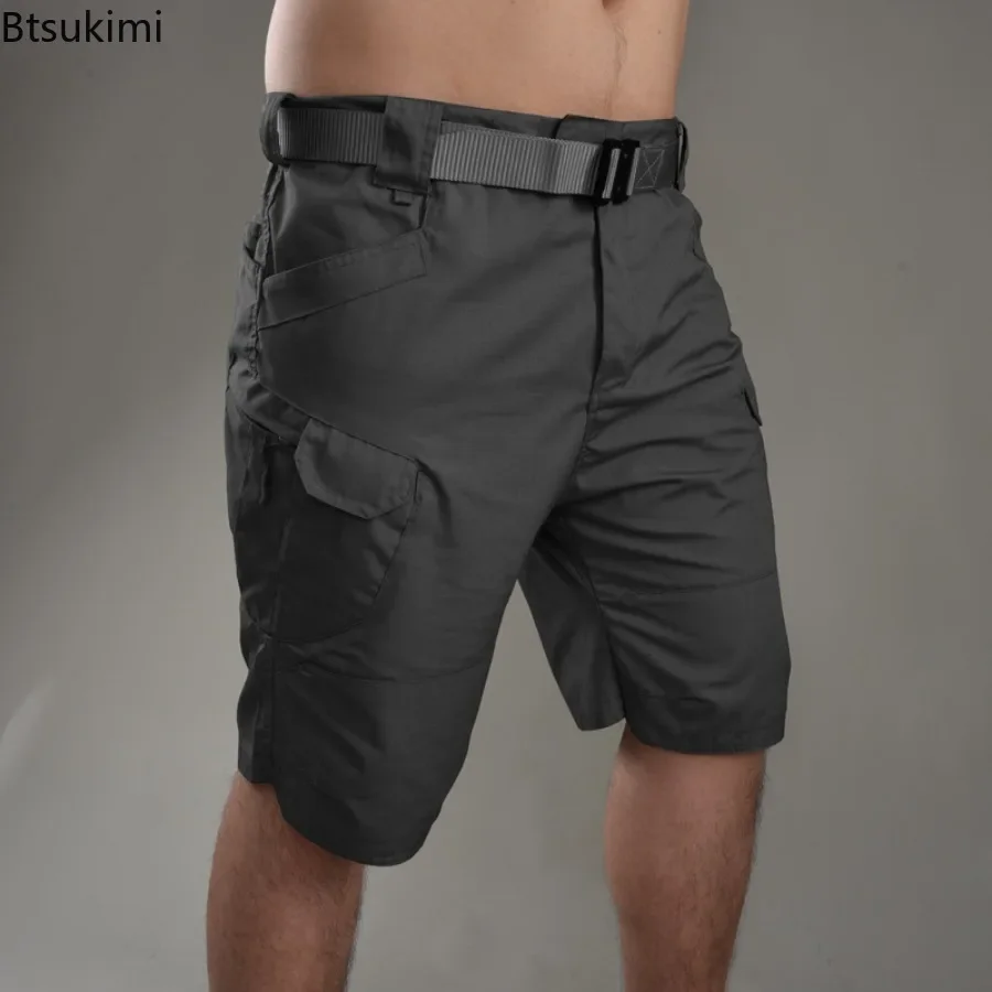 New Men's Spring Summer Quick Dry Tactical Cargo Shorts Oversized S-6XL Outdoor Hiking Camping Trekking Climbing Casual Shorts