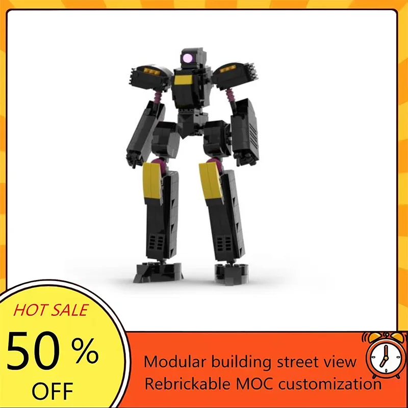 

Набор из 540 деталей: популярная модель космического боевого робота из фильма «Звездные войны», конструктор MOC, модульный технологический набор, подарок на праздник, игрушка для сборки для детей