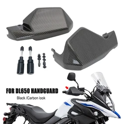 Carbon look Handguard For Suzuki V-Strom DL650 Hand Protection Wind Shield Hand Guard V Strom 650 2004-2023 2019 2020 2021 2022