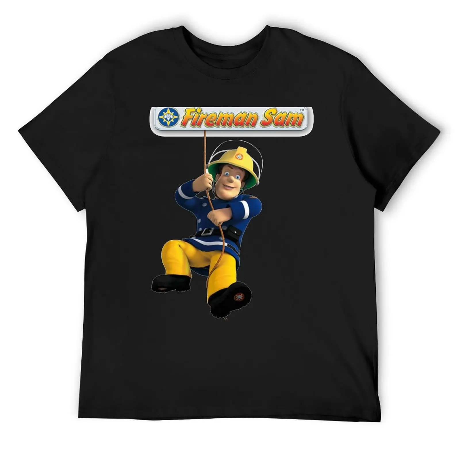 

Fireman Sam T-Shirt baggy shirts quick-drying plus size clothes mens graphic t-shirts anime