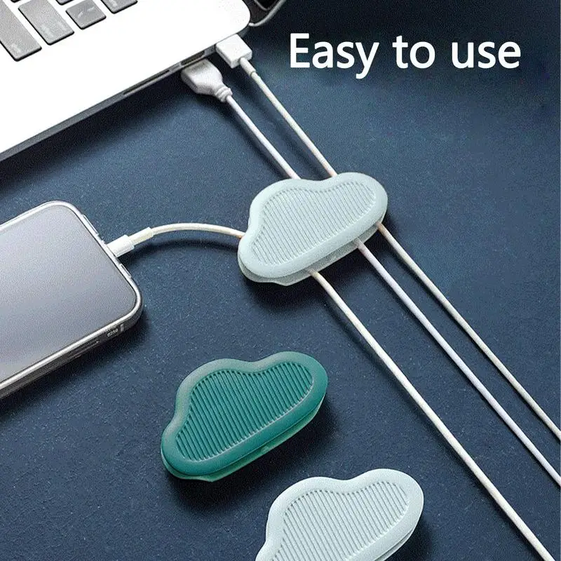 Cable Clips Cable Holder Wall Cable Management Cord Organizer Clips Adhesive Charger Cable Clips For Phone USB Charger Earphone