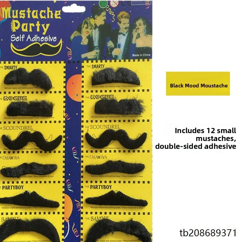 Хэллоуин Забавная искусственная борода Опора иpa Белая борода Представление eup Рейские поддельные усы Восемь персонажей Борода