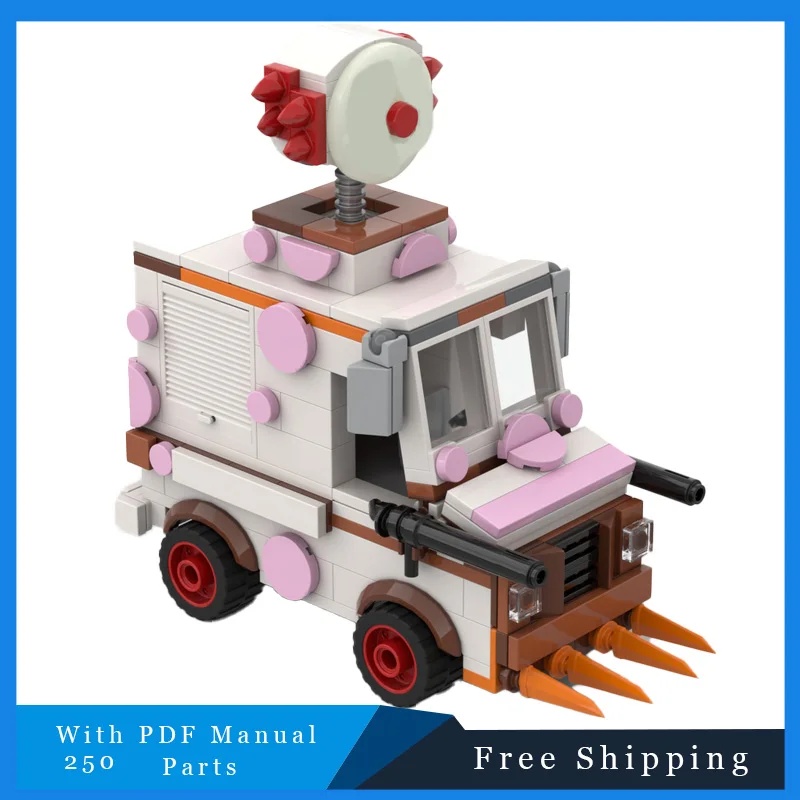 

250 шт., тележка для мороженого с известным фильмом, клоун, технология, кирпичи, модель строительного блока, креативная игрушка-дисплей, сделай сам, сборка фестивального подарка