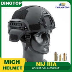 Casco de combate antibalas NIJ IIIA 3A con certificación ISO OCC, forro de corte alto, XP, Mich 2000B, UHMWPE, en Stock