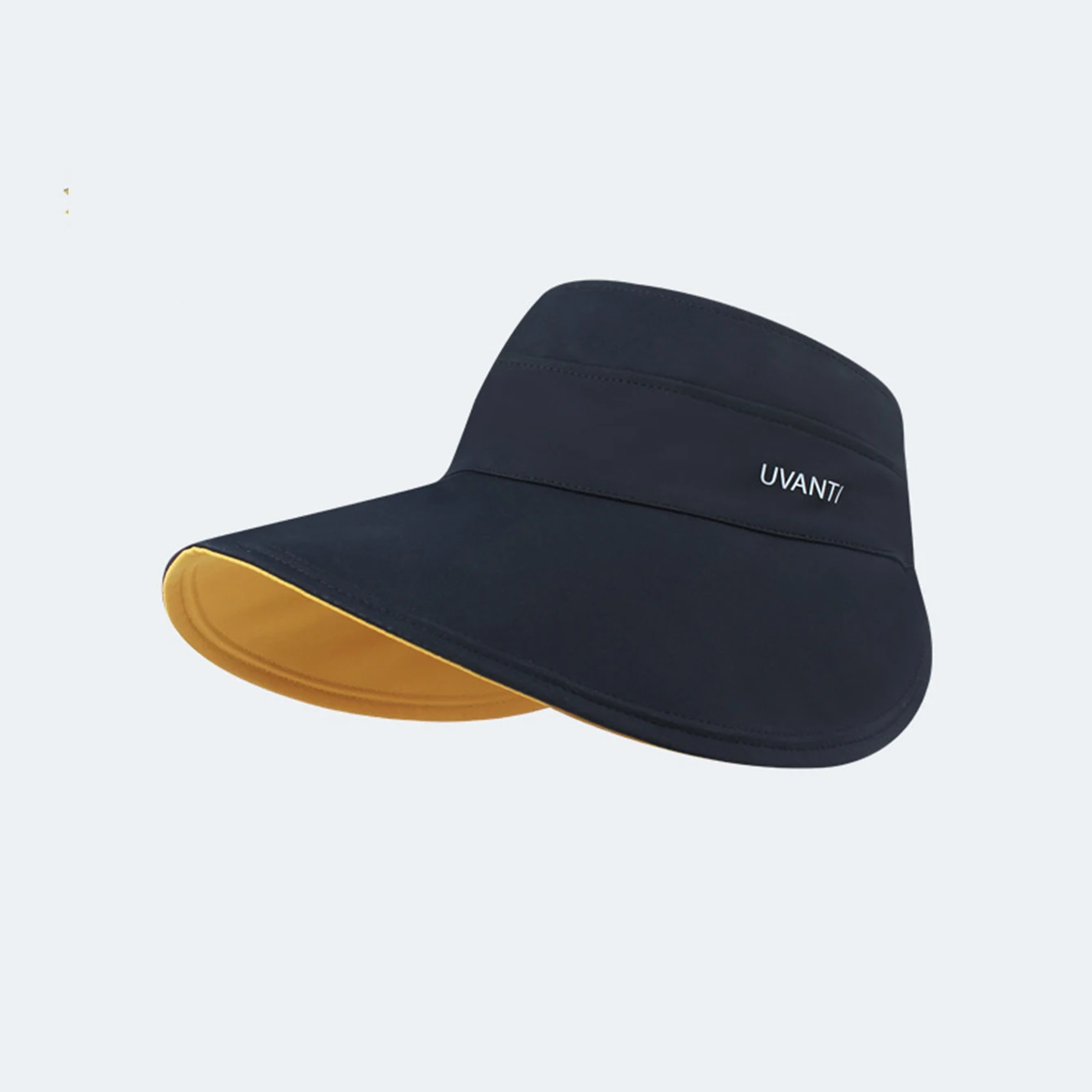This Large-Brim Foldable Women's Versatile Double-Sided Open-Top Sun Hat Is Suitable for Daily Leisure and Vacation