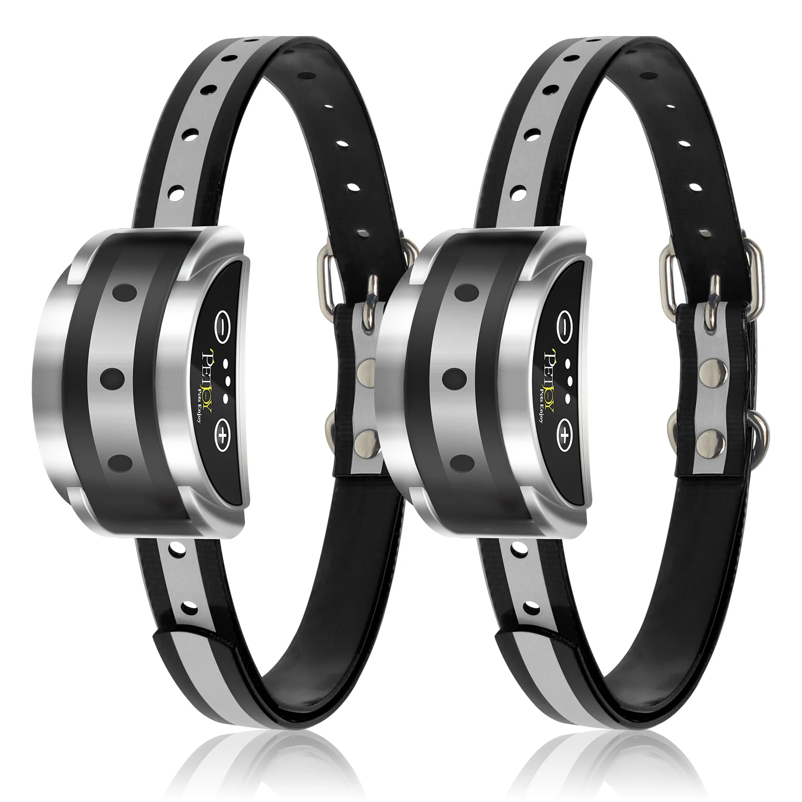 Automatic Anti-Barking Collar No Bark Collar with Beep & Static Correction IP67 Waterproof Dog Training Collar For All Dogs 2PCS