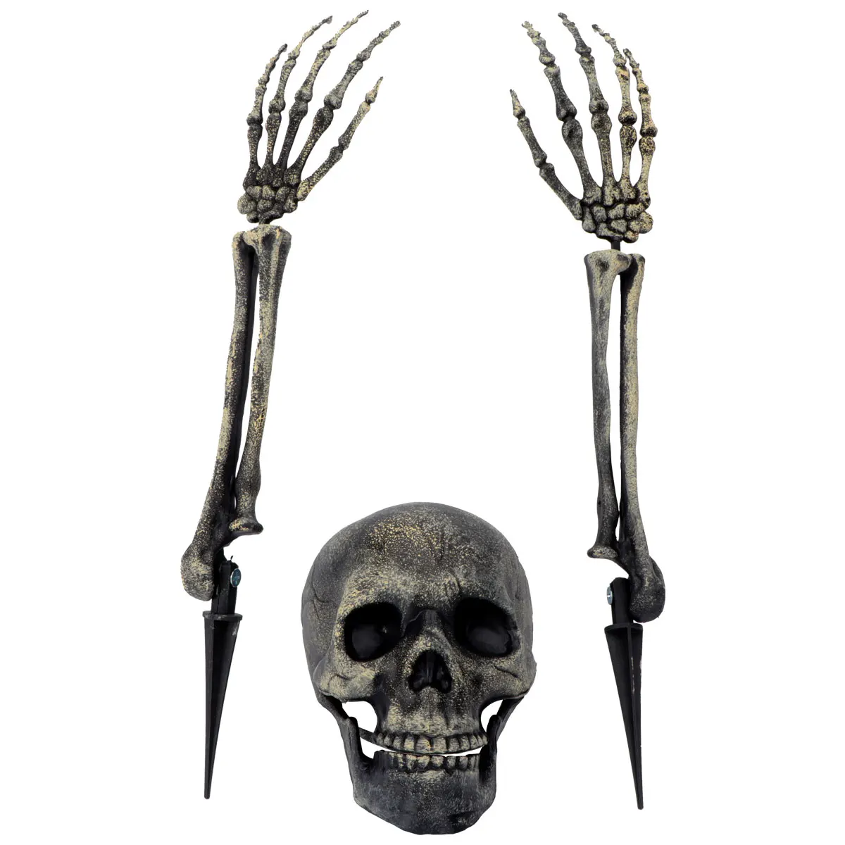 

Skull Arm Bone Decoration Halloween Skull Decors Props Haunted House Bar Decor Plastic Easy Setup Store Fun