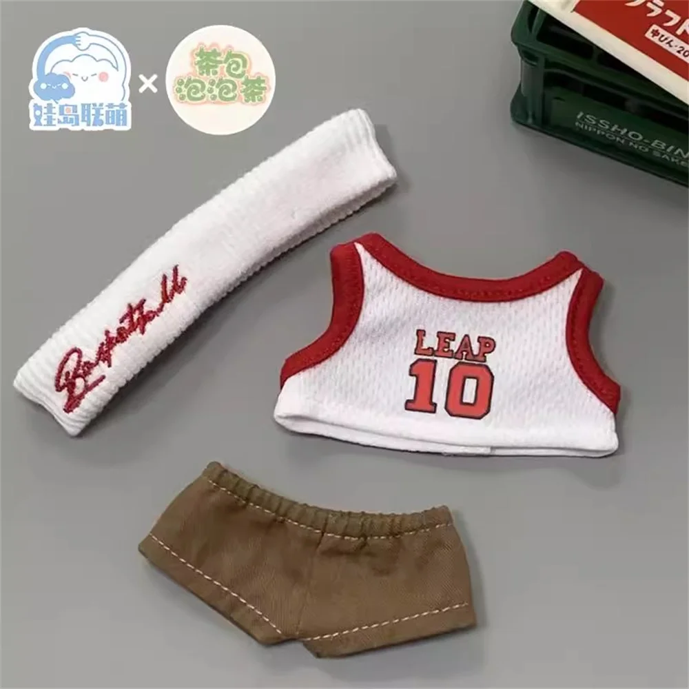 Originele W Sportkleding Basketbal Kleding Honkbal Uniform Pak Voor 10Cm Pop Speelgoed Kostuum Kleding Cosplay Kids Cadeau Schattig