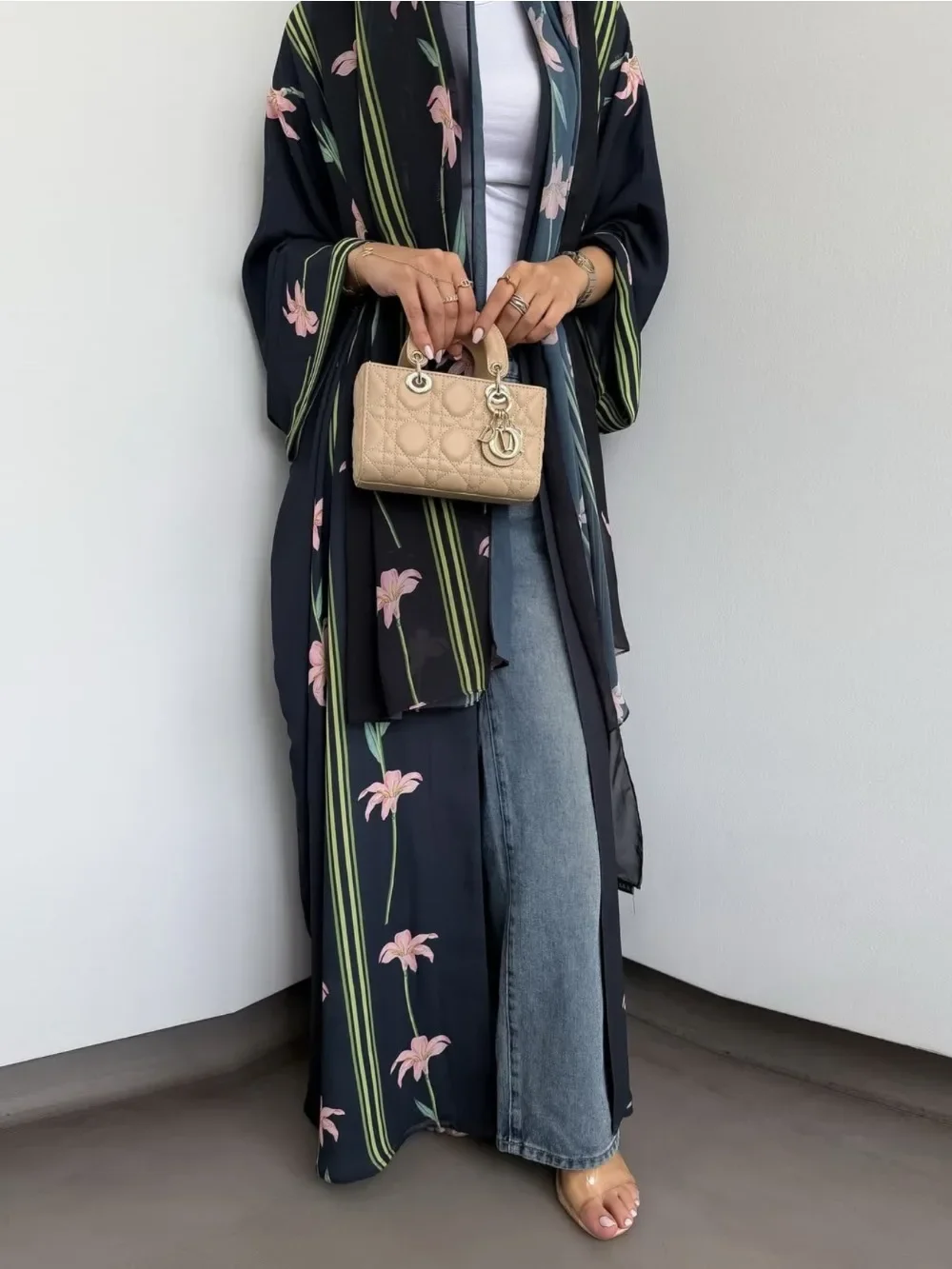 Eid Women Abaya Scarf Muslim Print Cardigan Dresses Abayas Kaftan Vestidos Arab Long Robe Ramadan Morocco Dubai Jalabiya 2026