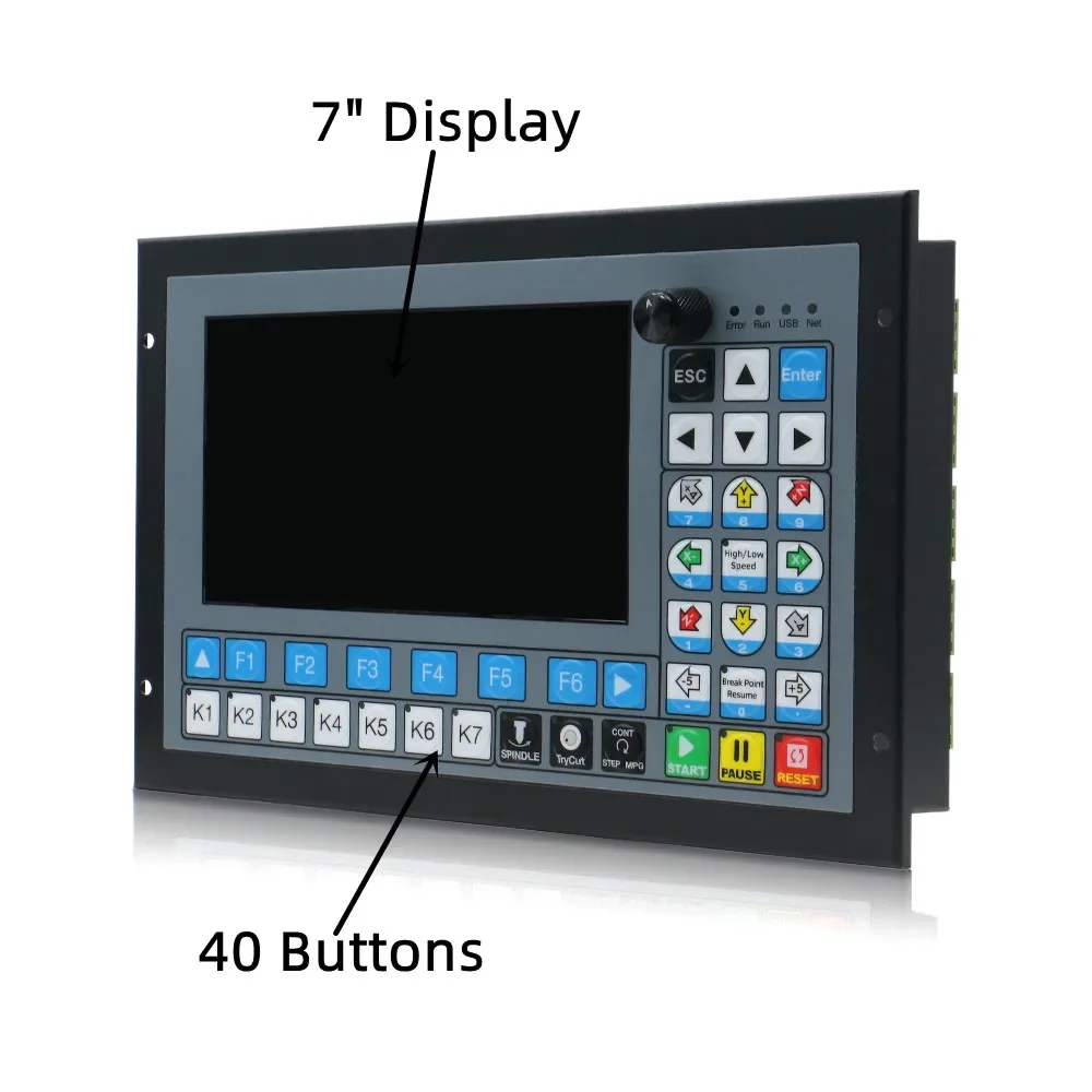 Digital Dream PLC Controller DDCS Expert 3/4/5 Axis CNC Controller Kit With MPG & Keyboard For Cnc Milling Machine For Metal