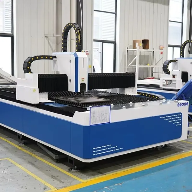 Fiber Laser Cutting Machine Industrial Complex Shape Cutting 1500W 30KW Steel Copper Sheet Full Cover CNC Cutter Tool