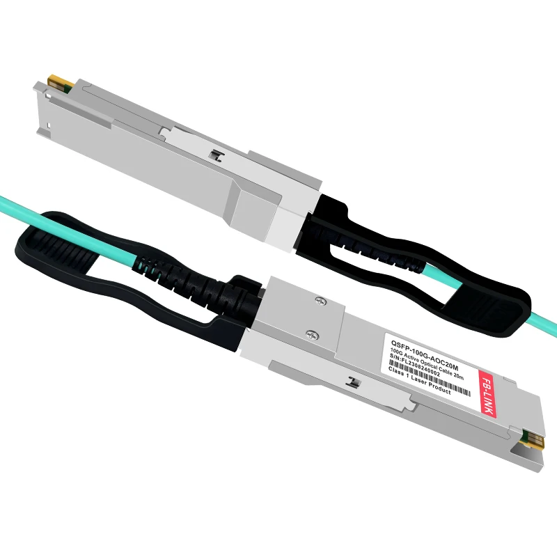 100G AOC QSFP28 إلى QSFP28 كابل بصري نشط 3/5/10/15 متر كابل توصيل مركز البيانات عالي السرعة #2