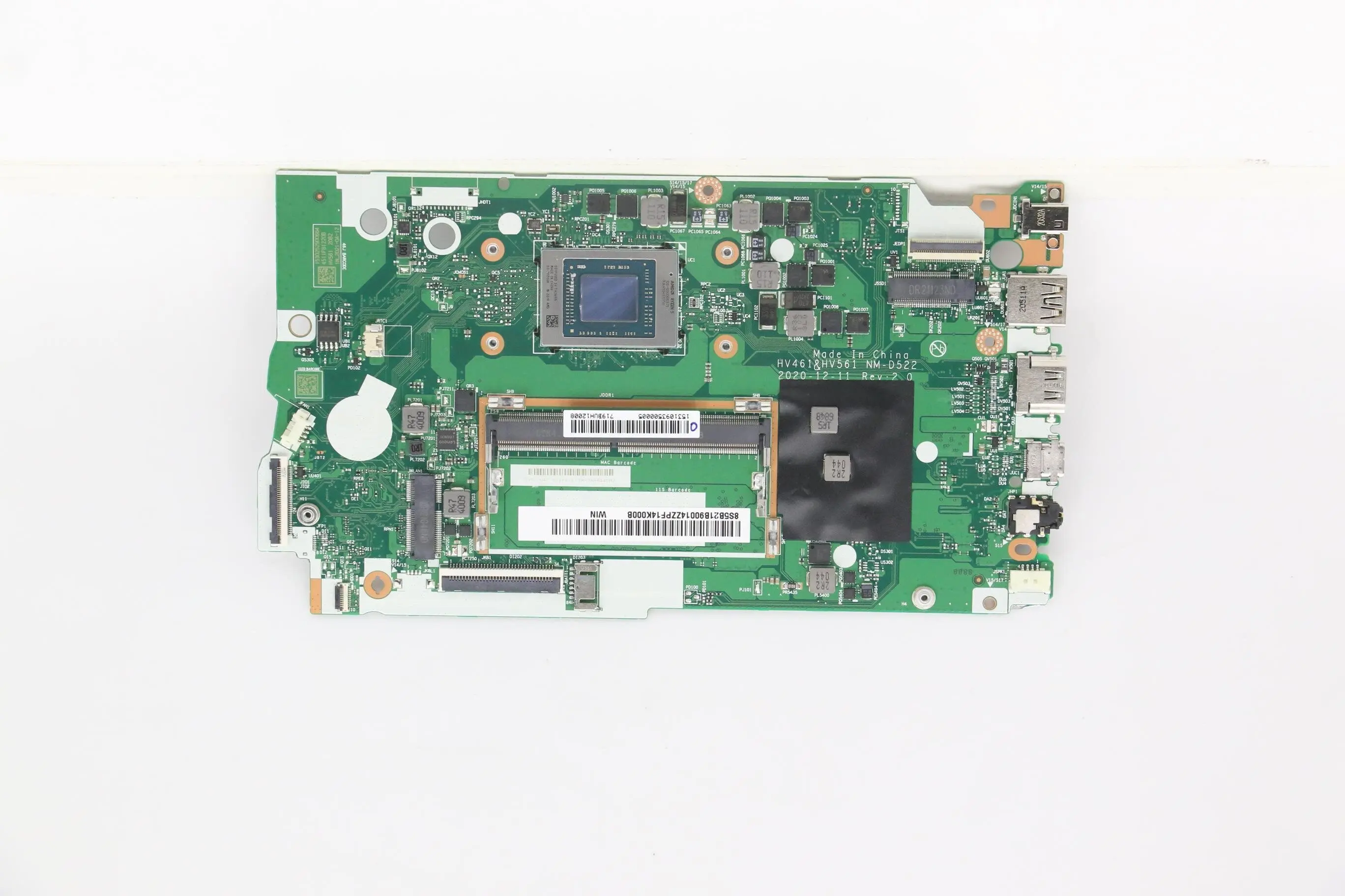 SN NM-D522 FRU 5B21B90014 CPU R55500U L82KD UMA 8G RM compatible replacement HV4618 HV561 V15 G2 ALC Laptop computer motherboard