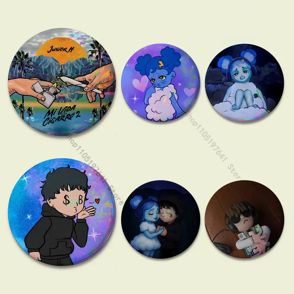 

J-Junior H Sad Boyz Badges Button Round Creative Pin Brooch Badge Bag Decor Fans Collect Friends Gifts