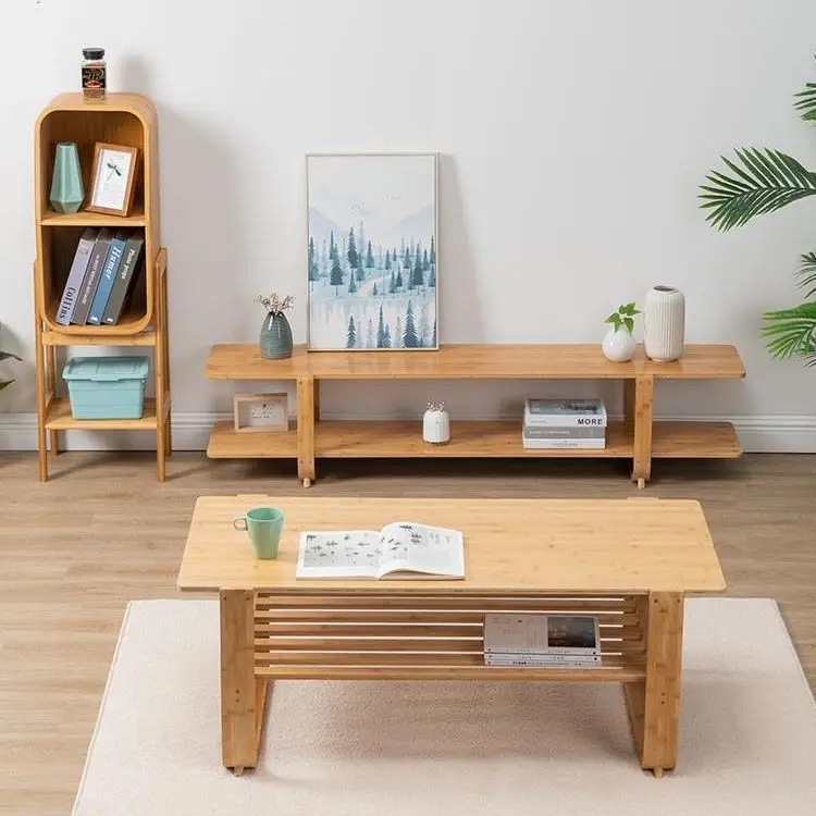 TV cabinet coffee table combination modern simple and economical household living room bedroom TV cabinet small