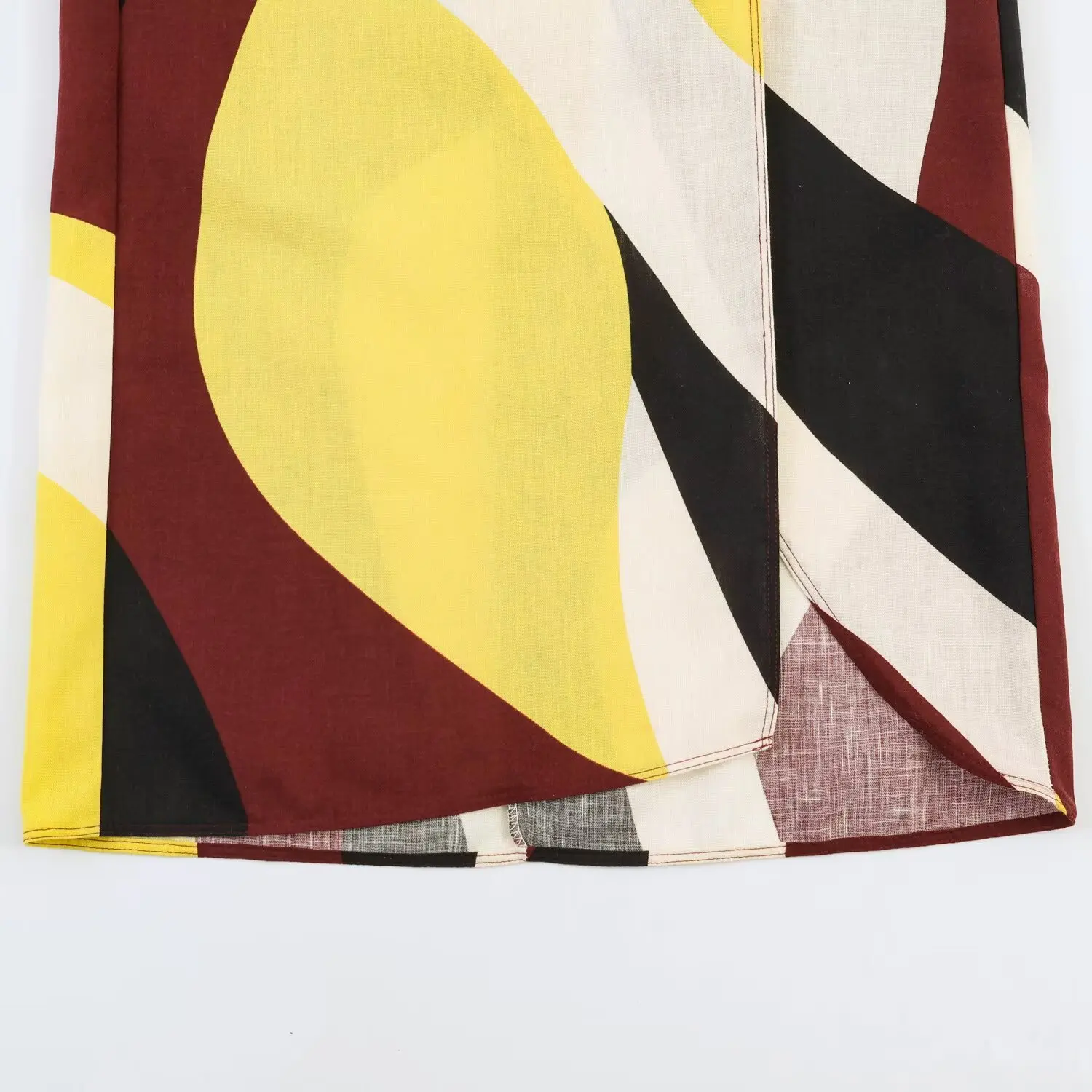 TFMLN Sexy Vintage-Print Midirock für Damen, eleganter langer Rock mit seitlichem Schlitz und Rüschen, lässige, schicke Sommerkleidung mit Reißverschluss für den Urlaub – Detail 8