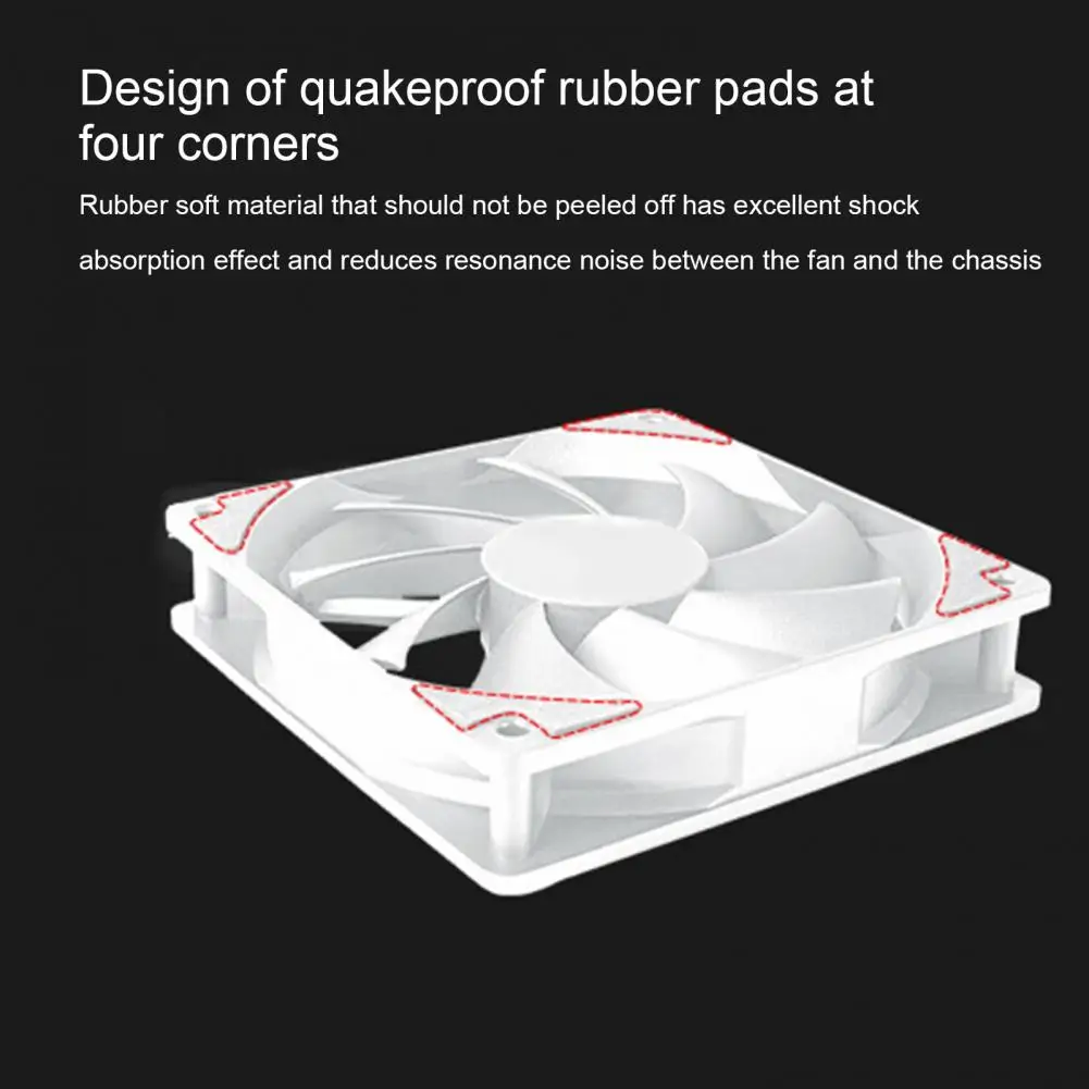 Professional Case Fan  High Speed Wide Compatibility PC Case Cooler  Hydraulic Bearing PC Case Cooler