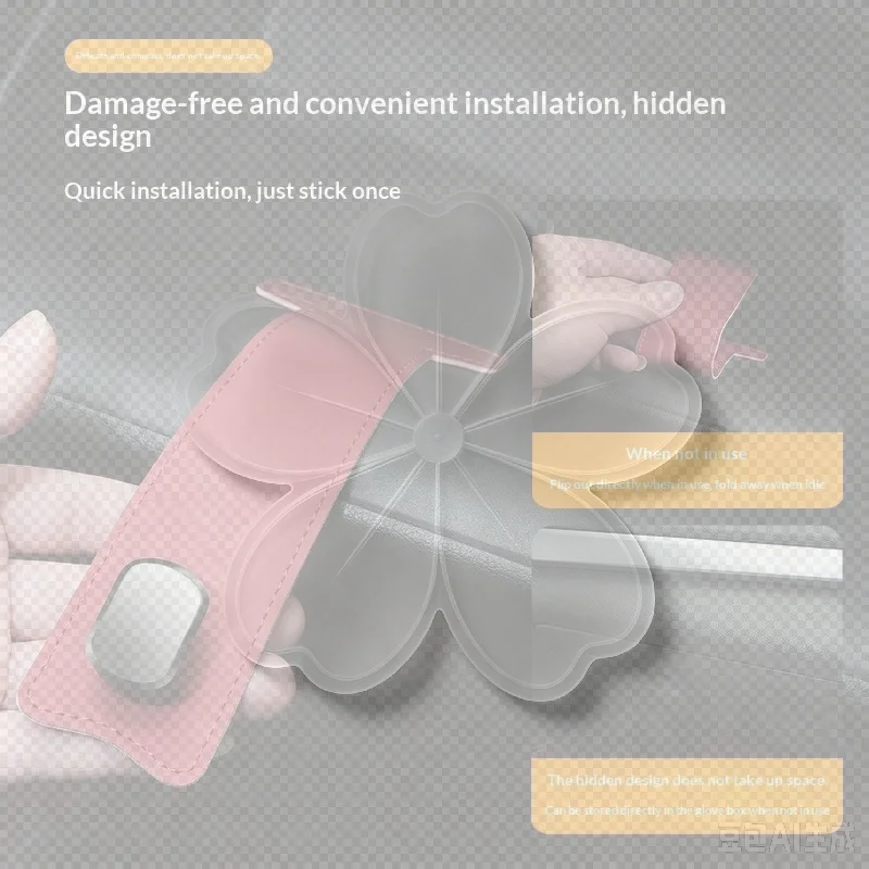 Car Glove Box Purse Hook Universal Hidden Car Hook PU Leather Hanging Hooks Interior Seat Back Hanger Hook Accessories