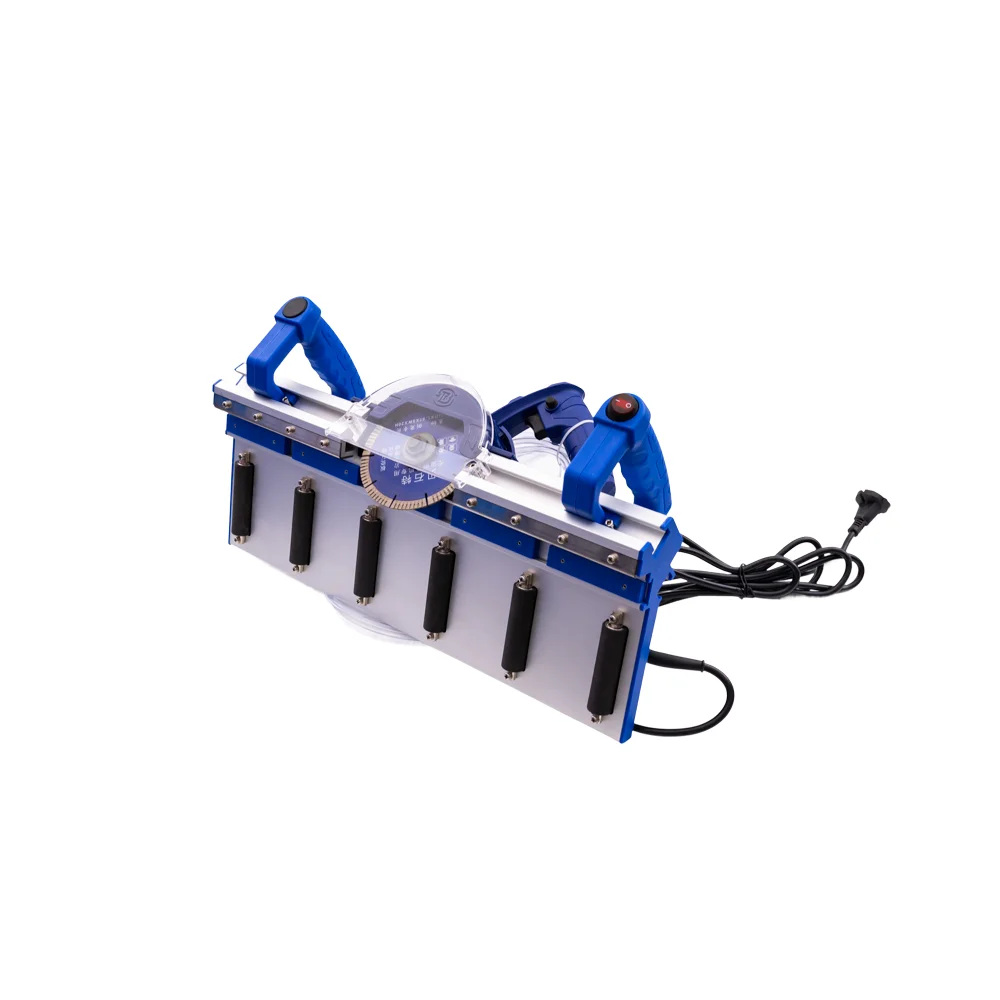 45 Degree Electric Track Saw System Large Format Porcelain Tile Miter Chamfering Cutting  hine Saw Power Cutter