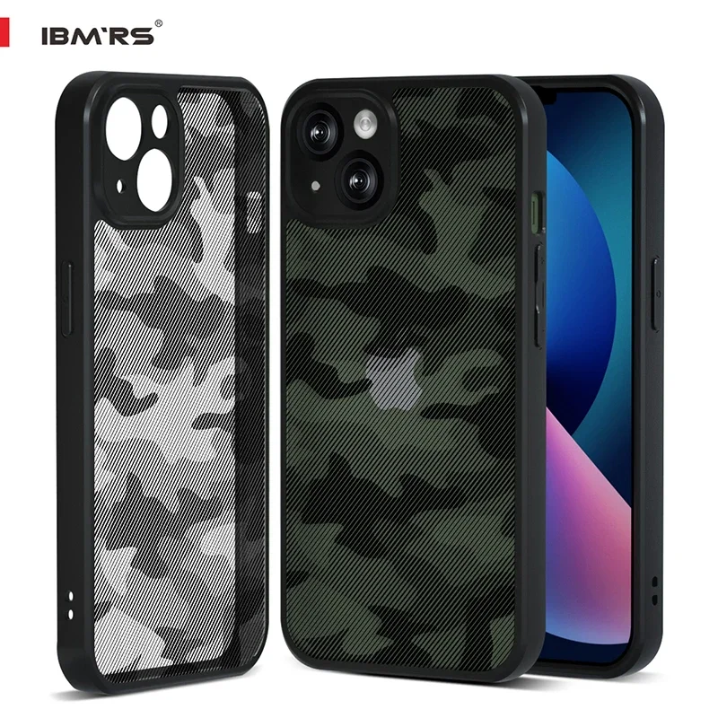 

IBMRS for iPhone 13 Case [Anti-Fingerprint Matte Finish] Shockproof Slim Cover with [Airbag Corners] 6.1 Inch Hard PC Back