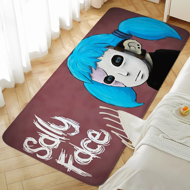 Anime Rug A-Sally Faces Bed Room Carpet for Bedroom Washable Non-slip Kitchen Rug Aesthetic Floor Mat Front Door Entrance Carpet