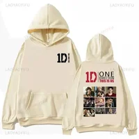 Sudaderas con capucha de One Directions Band, sudadera Punk de manga larga Grunge, ropa Vintage de Otoño/Invierno, Sudaderas de Hip Hop, jersey musical