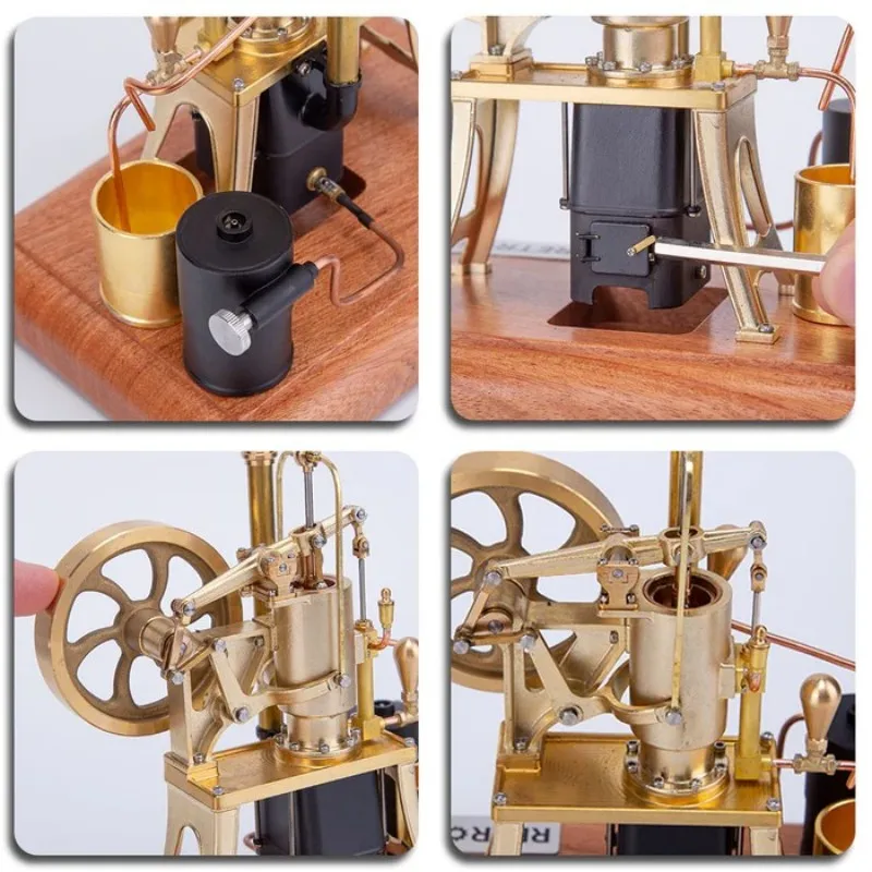 Circulating Water Cooled Stirling Engine Model Temperature Difference  Engine R01 for Laboratory Science Experiment