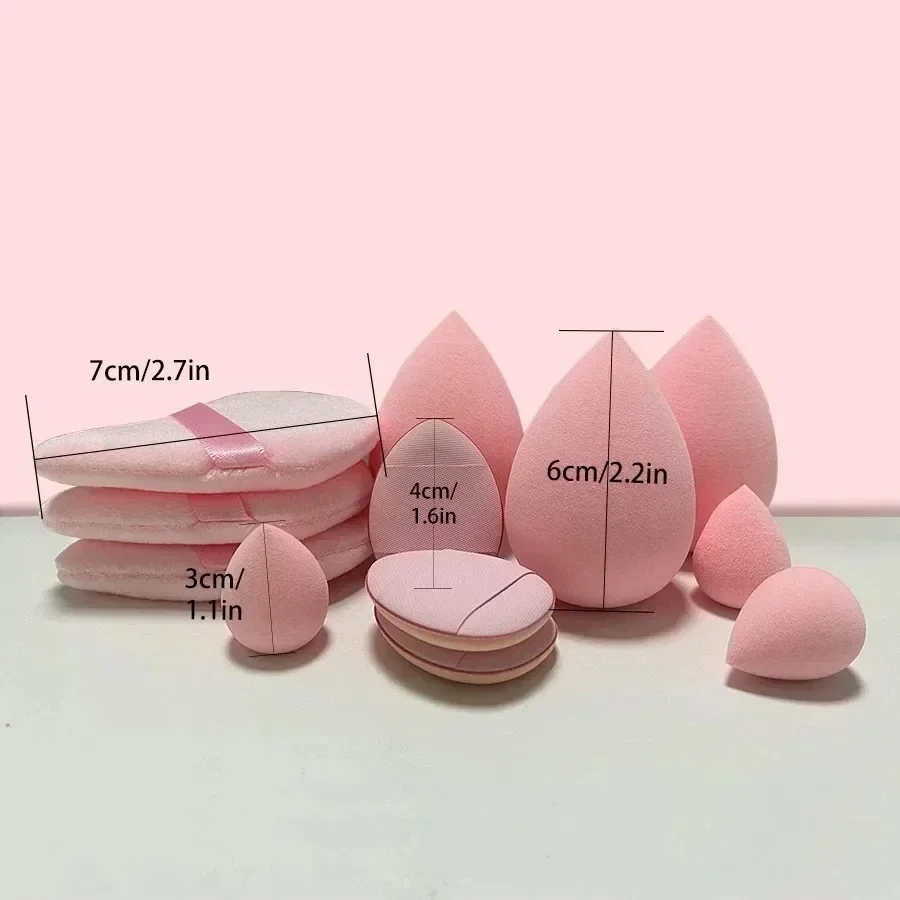 12PCS Makeup Sponge Blender Beauty Egg Soft Cosmetic Puff Foundation Sponges Powder Puff Women Makeup products women beauty tool