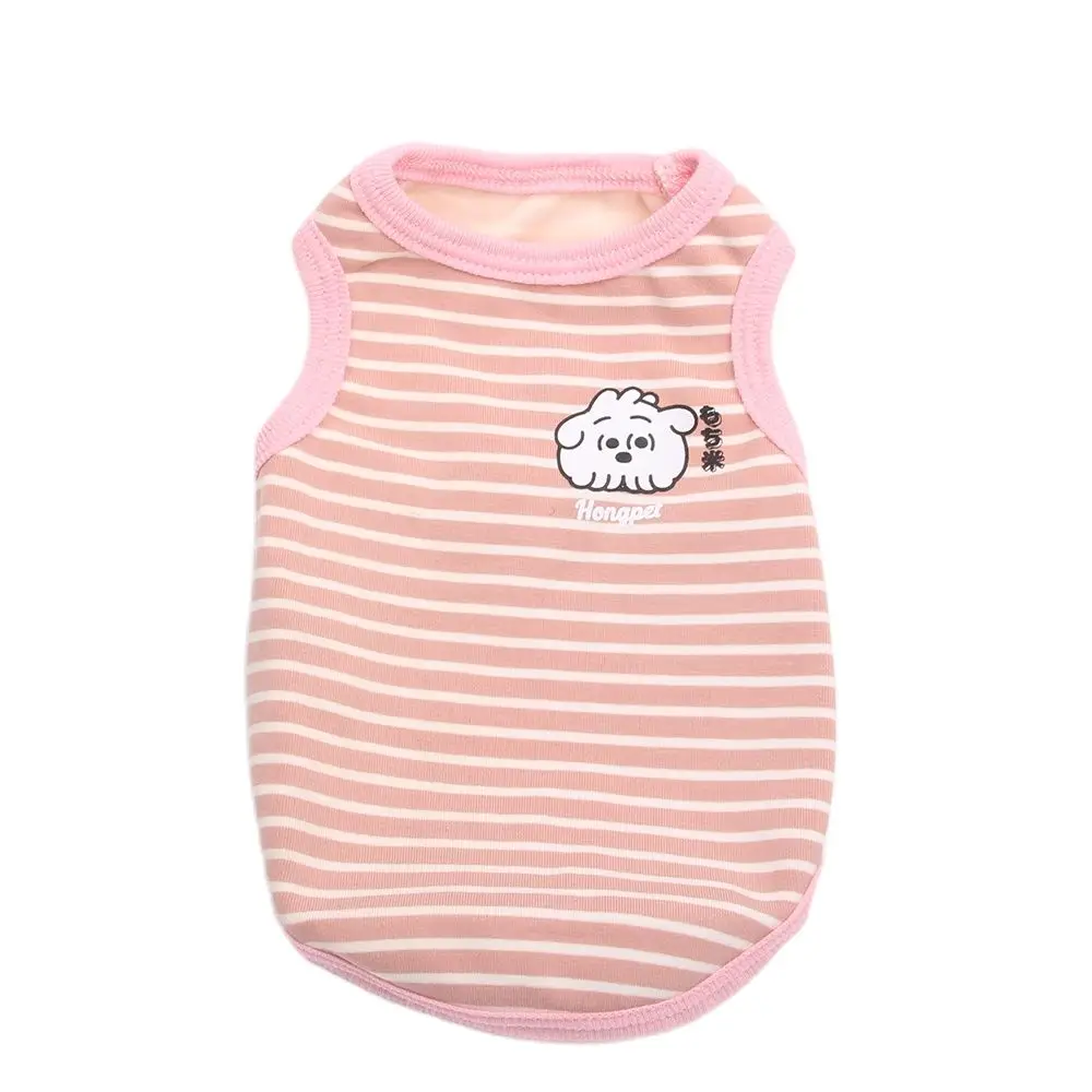 Dog Cat Warm T-Shirt Vest Striped Design Pet Puppy Short Sleeve Autumn/Winter Clothes Apparel