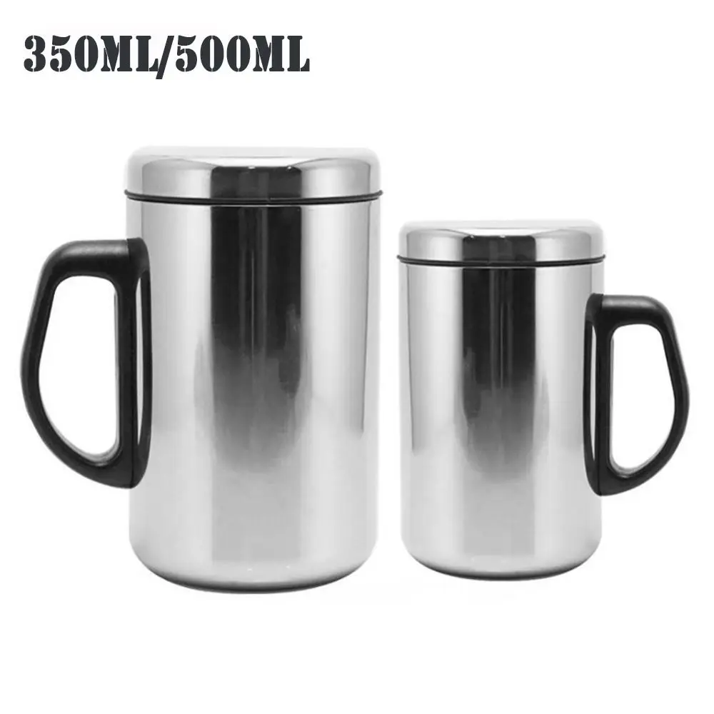 

Посуда для напитков, термоизолированная чашка из нержавеющей стали, кружка с крышкой, чашка для чая, кофе, бутылка для воды