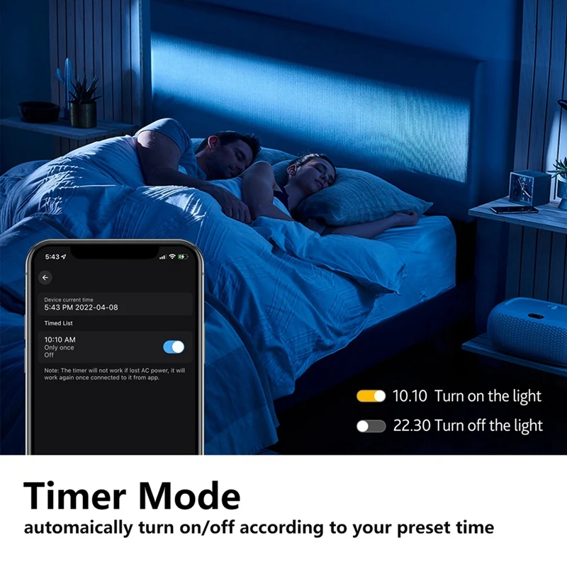 ABKD Smart Ceiling Lamp Wifi Bluetooth Remote Control Rgbcw Dimming Color Ceiling Lamp Simple Three-Proof Ceiling Lamp