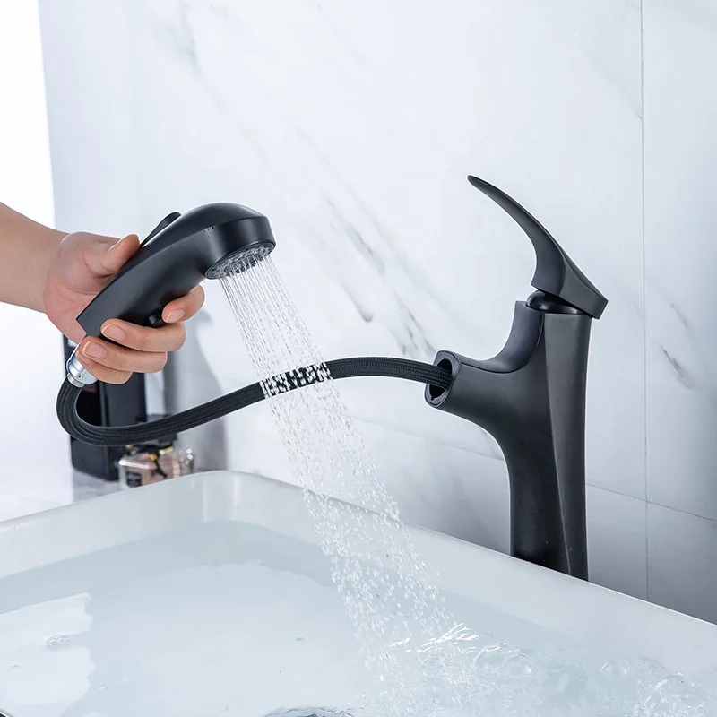 

Basin Faucet Pull Out Hot Sale Model Pull Out Basin Faucet Tap Mixer Smart Basin Faucet