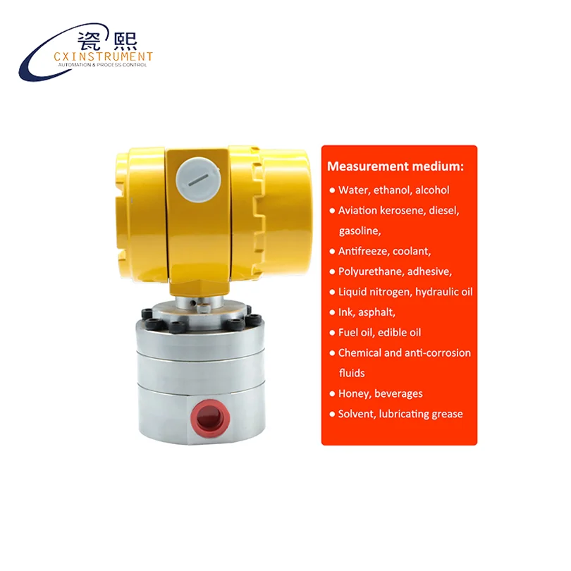 

Integrated Display Mini Flow Meter for Liquids, Aluminum and Metal, Oval Gear Flow Meter