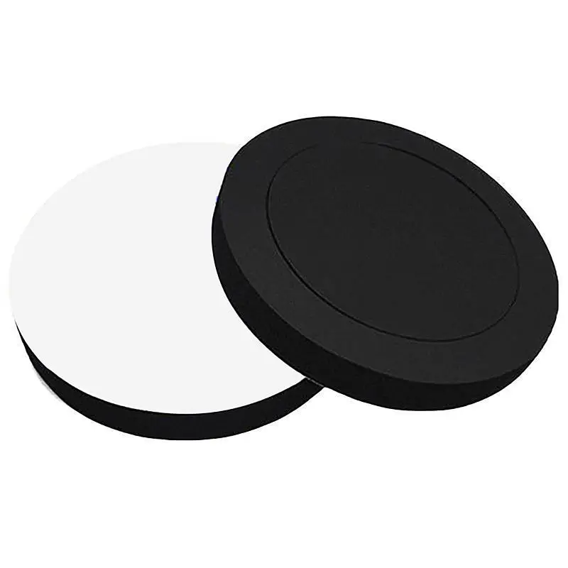 2pcs 6.5 Inch Universal Car Door Soundproof Cotton Speaker Bass Ring Foam Woofer Pad Sound Noise Insulation Accessories