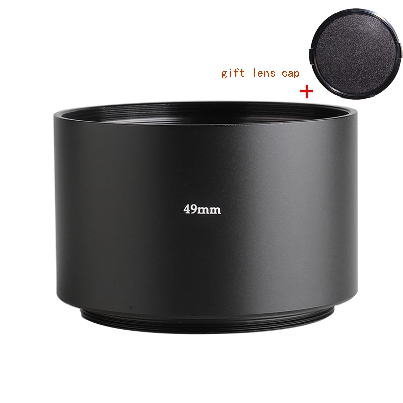 T & YFOTOP 49 52 55 58 62 67 72 77 82 مللي متر عدسة معدنية طويلة هود الظل عدسة ل Leica M Contax Fujifilm أوليمبوس نيكون كانون سوني
