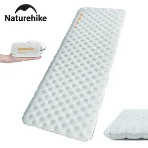Naturehike Camping Mat R value 3.2 Portable Foldable Tent Sleeping Pad Ultralight Outdoor Moisture Air Mattress Travel Beach Mat